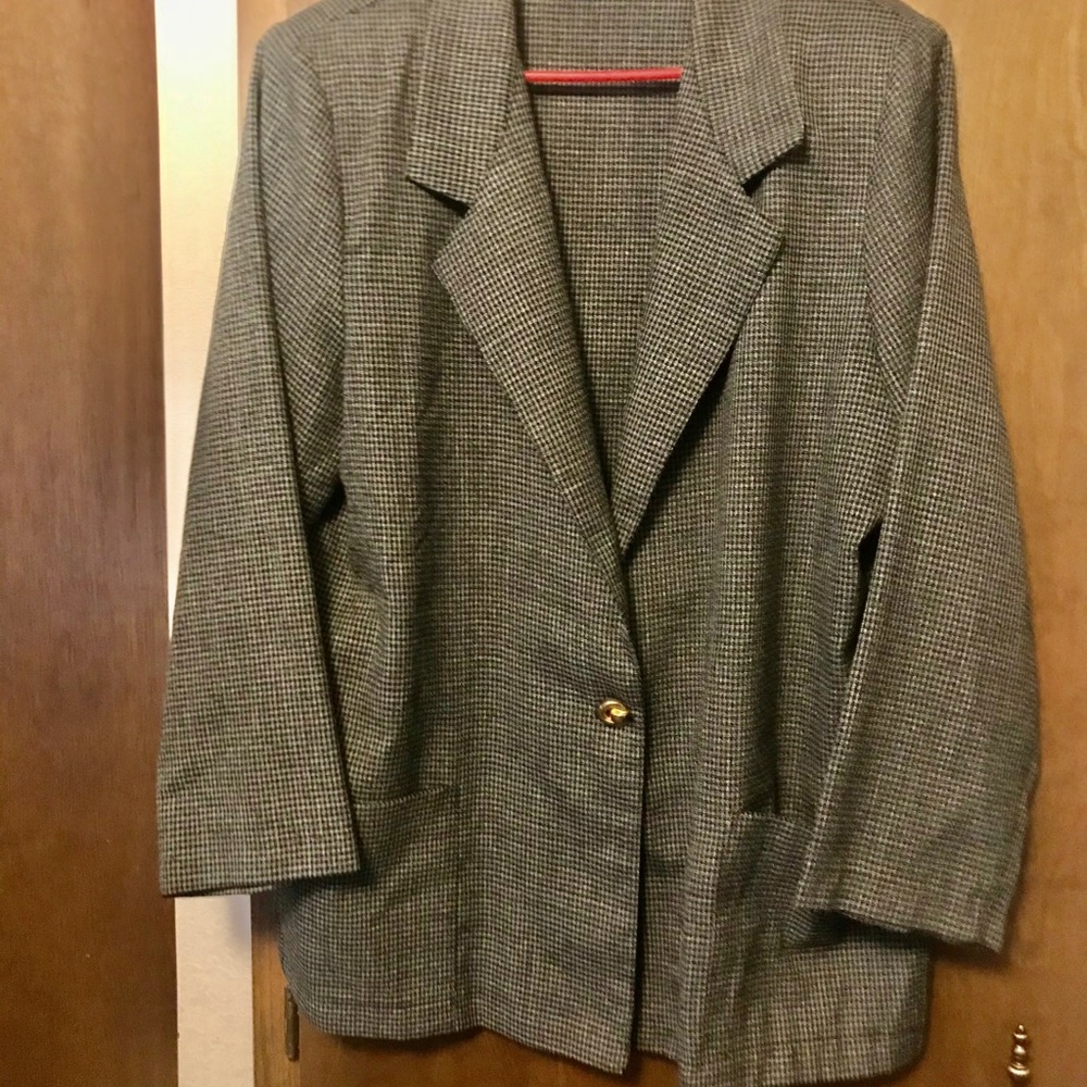 Black Tweed blazer light weight